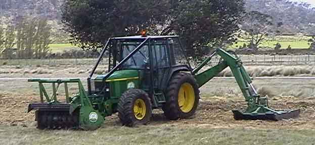 Photo of our John Deere 6610 tractor