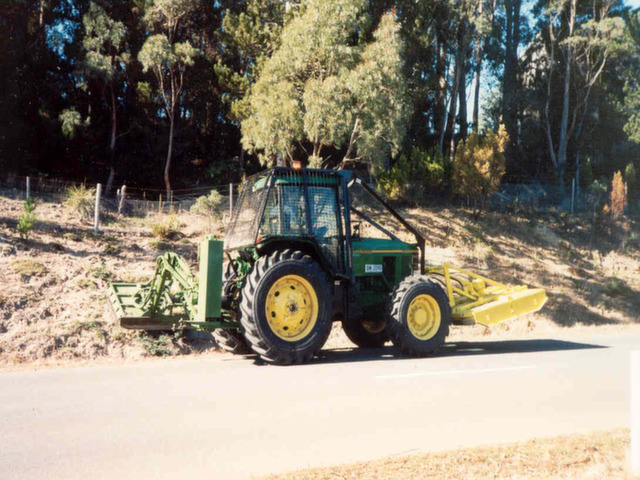 Working on the road with our Mega Mulcher